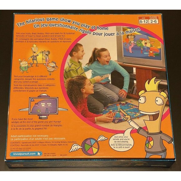 Trivial Pursuit DVD for Kids Board Game Ages 8-12 2006 NEW unused Open Box - Picture 2 of 4